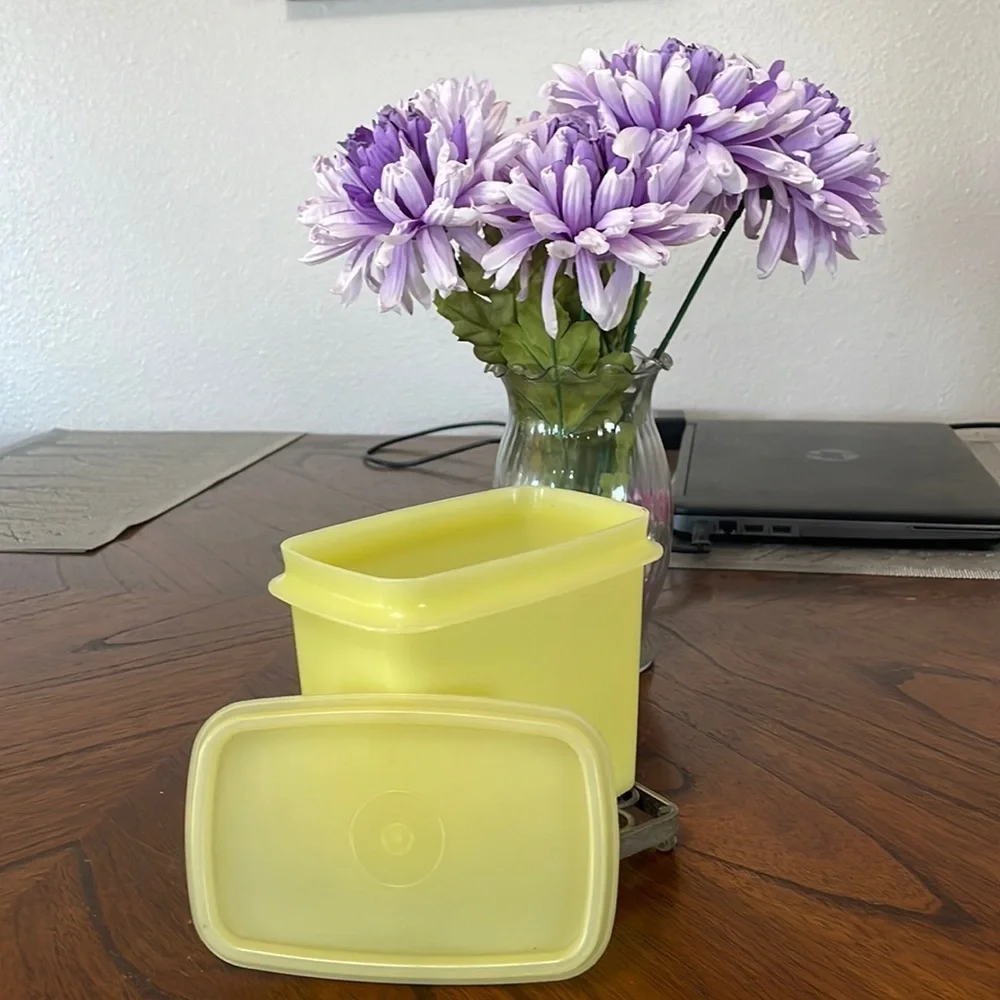 Vintage Tupperware -Yellow Container